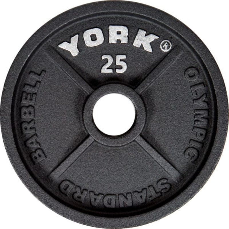 York Int'l Cast Iron Olympic Plate - Black