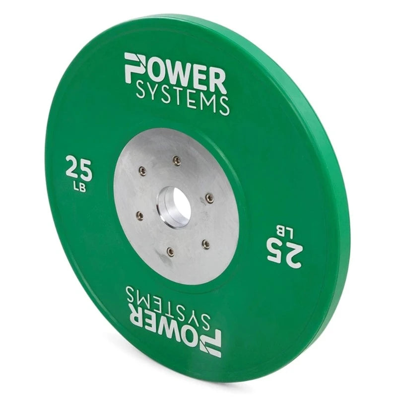 Power Systems Training Plate Olympic Colors Green - 25lb