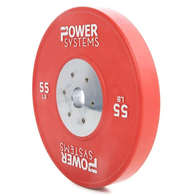 Power Systems Training Plate Olympic Colors Red  55lb