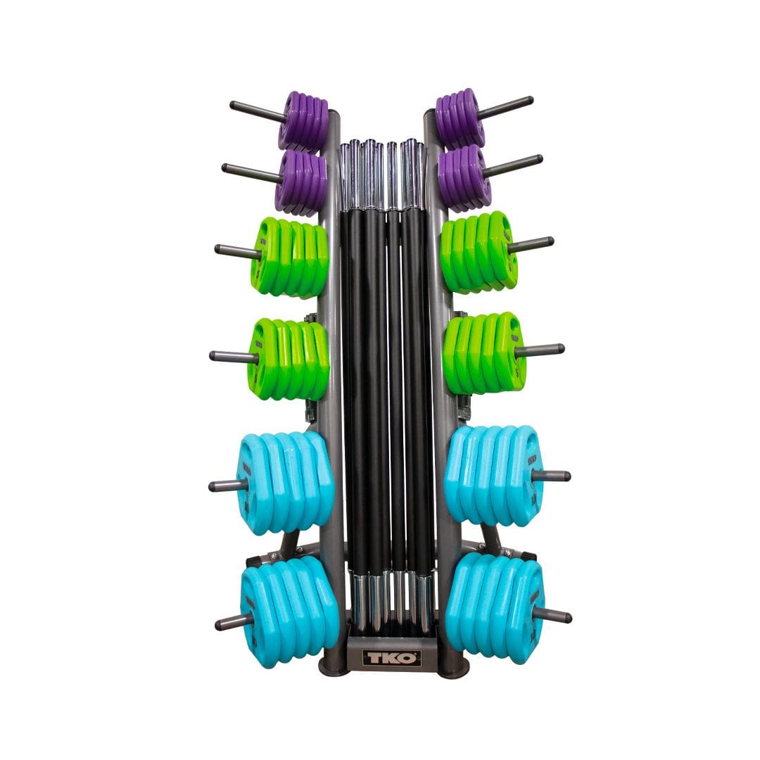 TKO Cardio Pump Group Pack, 10 Sets / Rack | 833CPAC2 inside Gym
