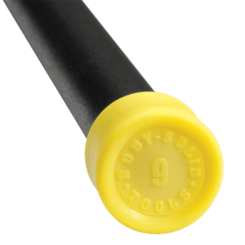 Body Solid   Fitness Bar 9  lb  - yellow