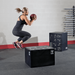 Body Solid 3 Way Soft Plyo Box, 20", 24", 30" | BSTSPBOX - Sample  Exercise 24