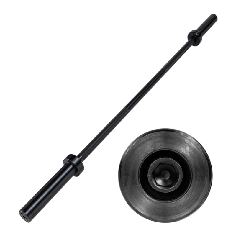 Body Solid 6 Olympic Bar Black 40 Lb 72 Bar For Tight Training body-solid-6-olympic-bar-black-40-lb-72-bar-for-tight-training