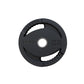 TKO 255lb Rubber Oly Plate Set w/ Plate Tree - S843-OR255