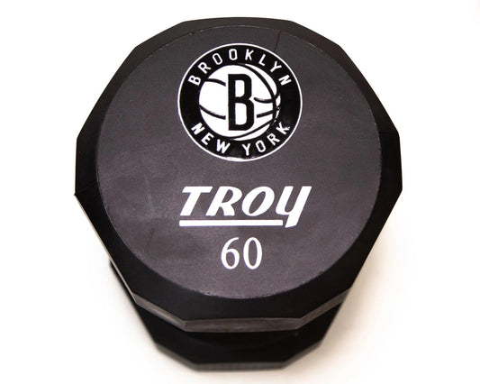 Troy 12-Sided Urethane Dumbbell Set with Custom Logo - TSD-UL
