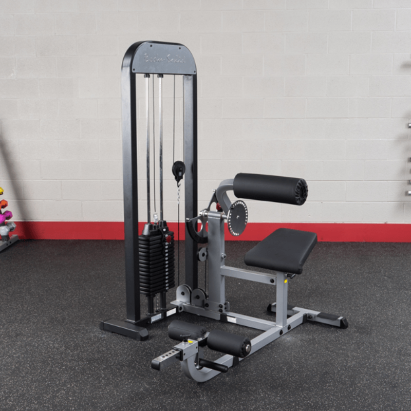 Body Solid Pro Select AB and Back Selectorized with 210LB Stack | GCAB-STK