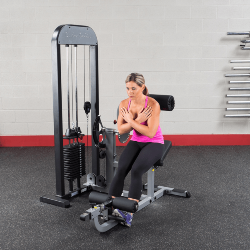 Body Solid Pro Select AB and Back Selectorized with 210LB Stack | GCAB-STK - Sample Exercise 