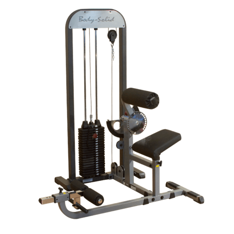 Body Solid Pro Select AB and Back Selectorized with 210LB Stack | GCAB-STK