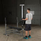Body Solid Lat Pull Down/Seated Row Attachment for Benches - GLRA81