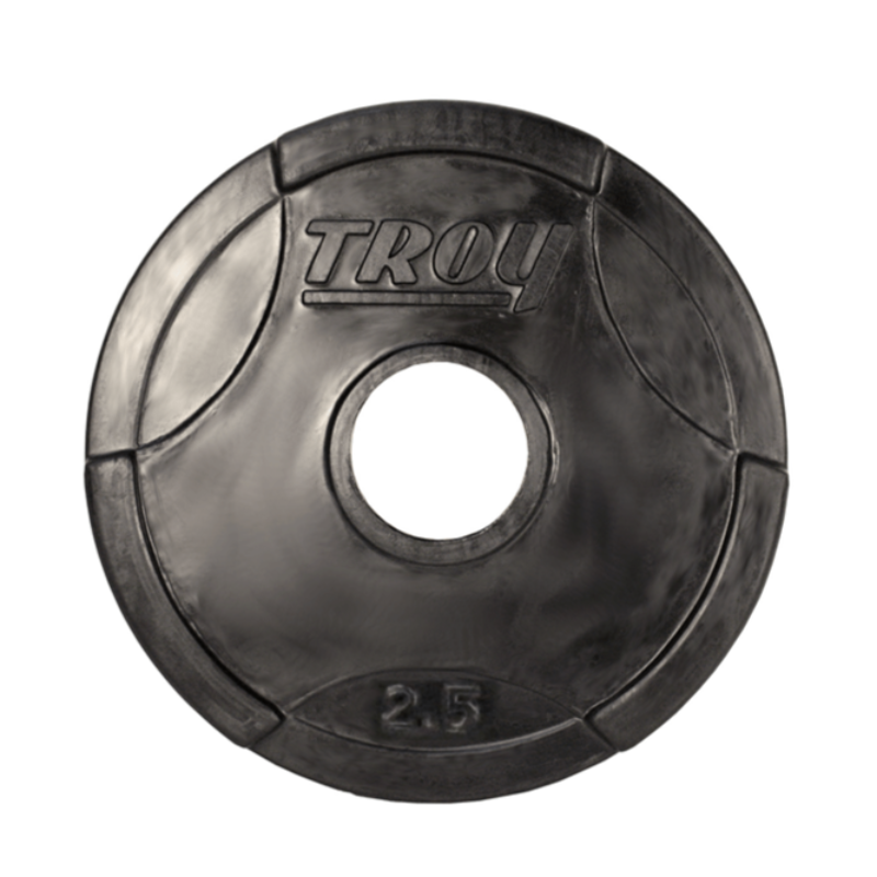 TROY Rubber Encased Olympic Grip Plate | GO-R 2.5lb