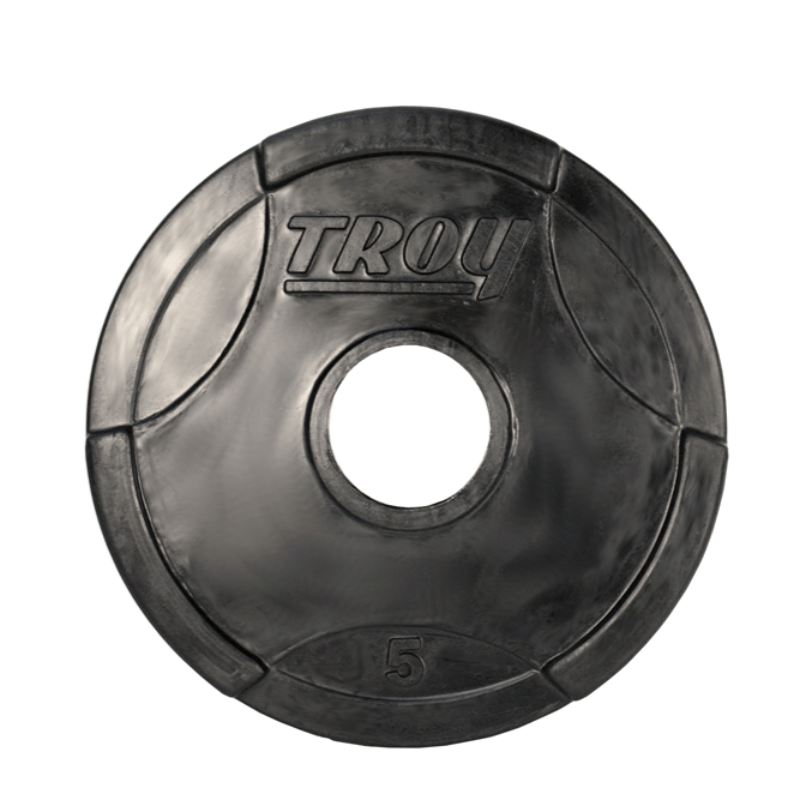 TROY Rubber Encased Olympic Grip Plate | GO-R 5lb