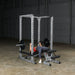 Body Solid  Power Rack | GPR378 -- Sample Photo with Bench and  Barbell