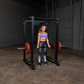 Body Solid Power Rack | GPR400 - Sample Exercise with Barbell