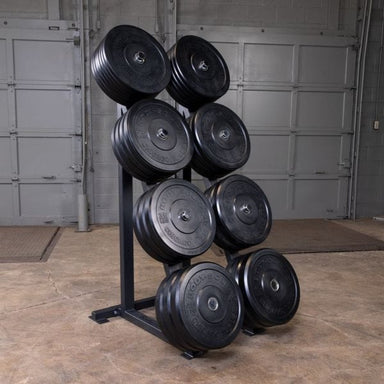 Body Solid Capacity Olympic Weight Tree | GWT76 - Sample with Plates