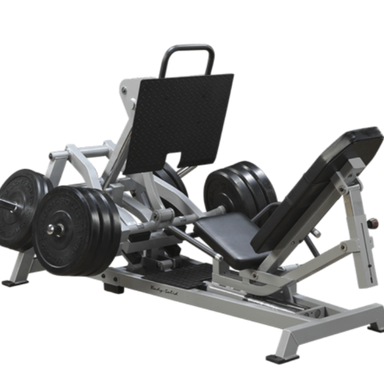 Body Solid Pro Clubline Leverage Leg Press | LVLP - Sample with Plates