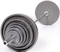USA by Troy Olympic 300lb Weight Set Gray Plates with Chrome Bar | OSS-300