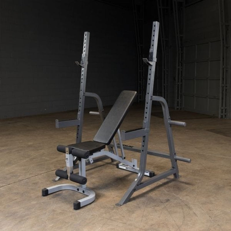Body Solid Powerline Multi Press Rack | PMP150 - Sample with Bench