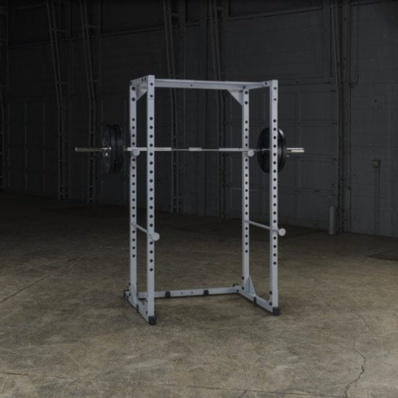 Body Solid Powerline Power Rack | PPR200X - Sample with Barbell