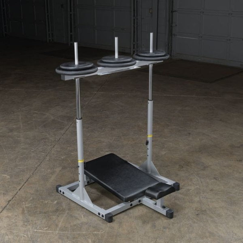 Body Solid Powerline Vertical Leg Press | PVLP156X - Sample with Plates