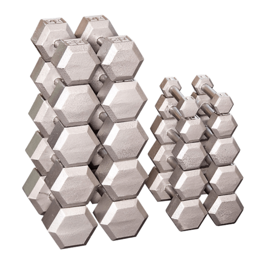 Body Solid Grey Hex Dumbell Sets - SDS