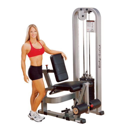 Body Solid Pro Clubline Leg Extension Machine with 210 LB Stack | SLE200G/2