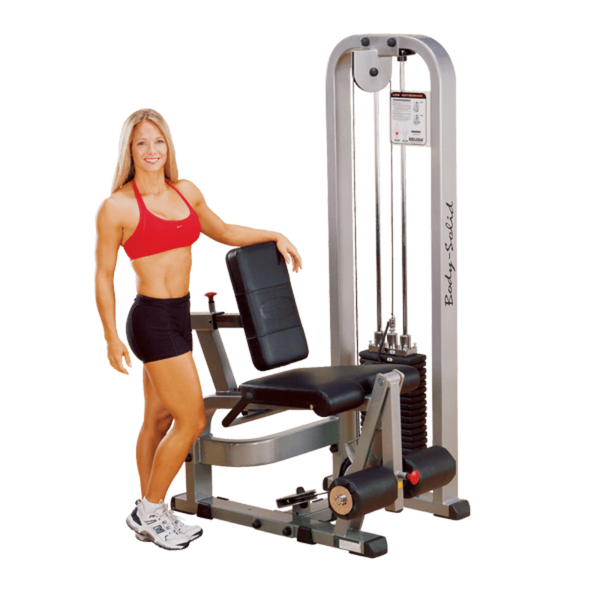 Body Solid Pro Clubline Leg Extension Machine with 210 LB Stack | SLE200G/2