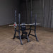 Body Solid Pro Clubline  Olympic Shoulder Press Bench | SOSB250  -  Sample with Grip Plates