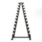 Power Systems Neoprene/Vinyl Dumbbell Vertical Rack w/ Deluxe Vinyl DB Prime Set 1-15 lbs 61773