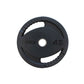TKO 300Lb Olympic Rubber Plate set w/ Commercial Bar & Collars - 803OR-300K
